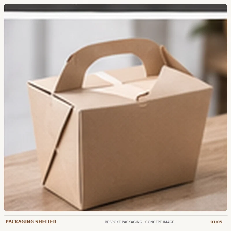 Photographic-style packaging mock-up concept for Chinese Food Boxes