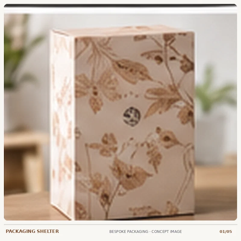 Photographic-style bespoke packaging mock-up for Custom Ice Cream Boxes