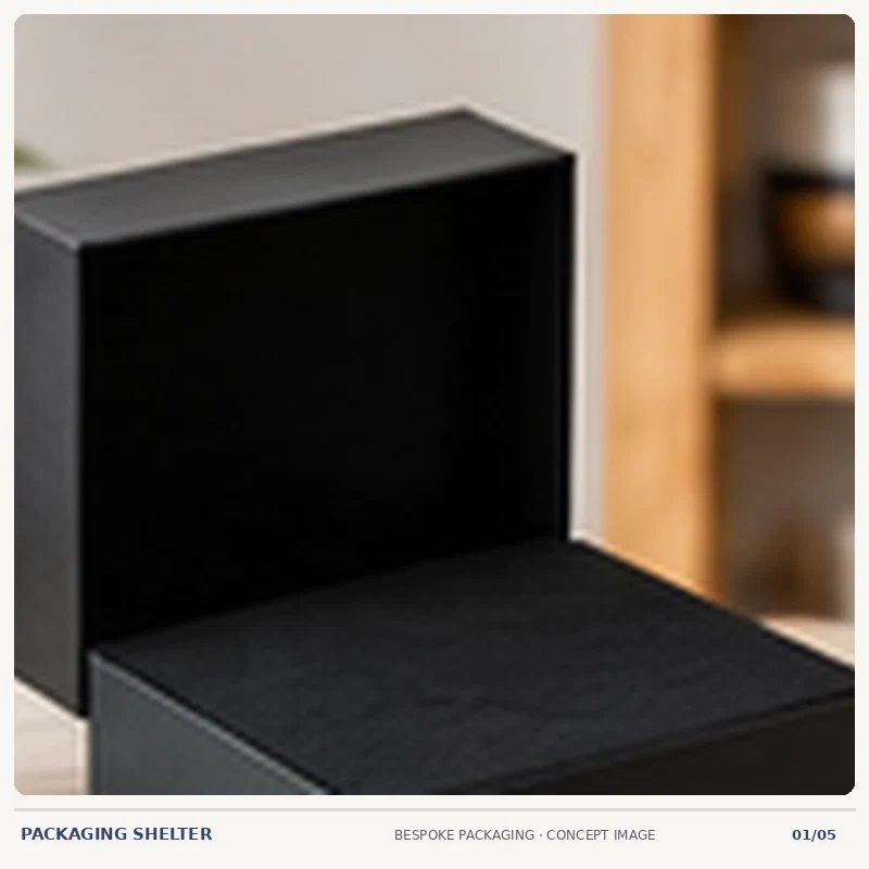 Photographic-style bespoke packaging mock-up for Pre-Roll Case Packaging Boxes