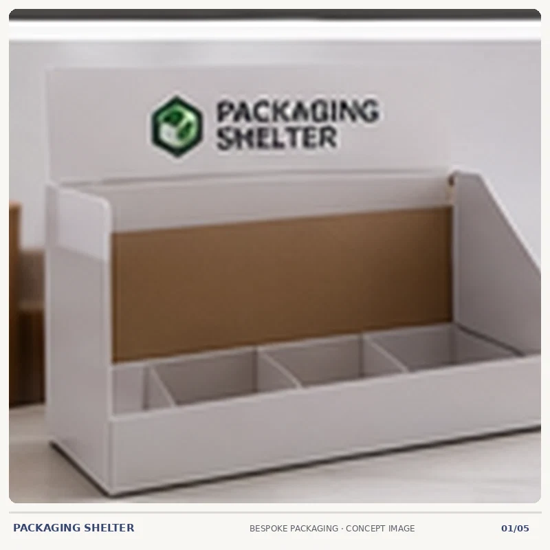 Photographic-style packaging mock-up concept for E-commerce Packaging Boxes