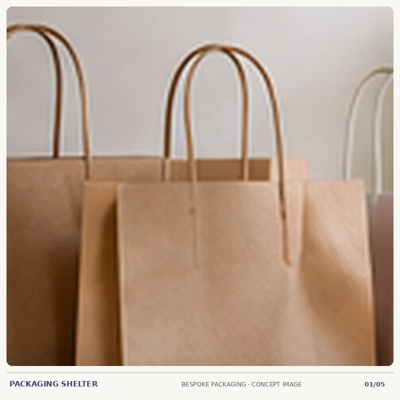 Gift Bags packaging design mock-up