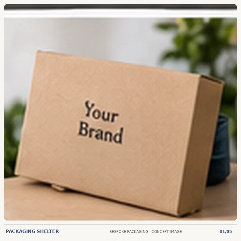 Gadgets packaging design mock-up