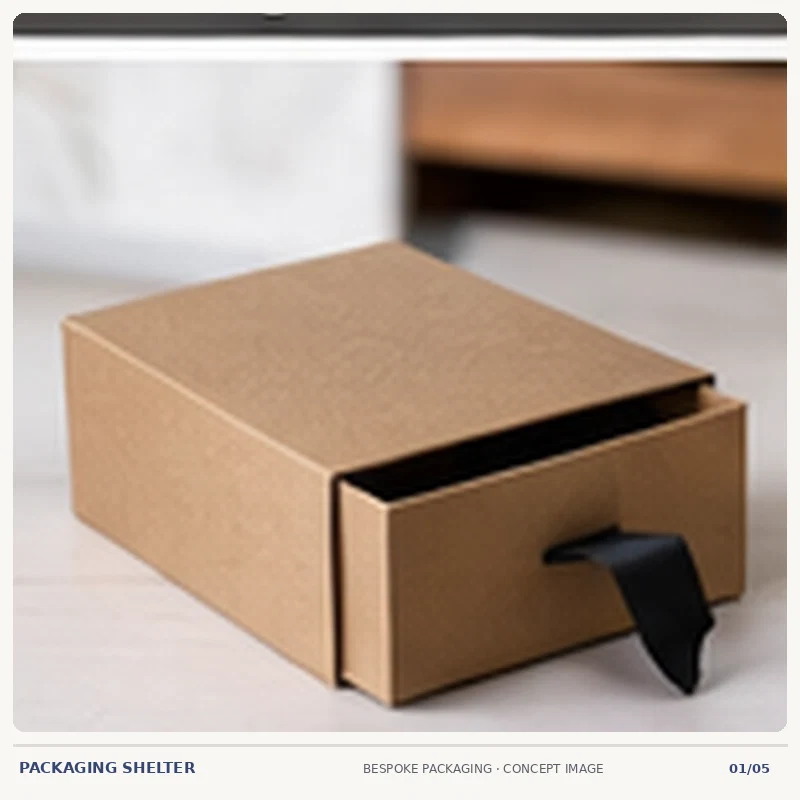 Drawer Boxes packaging design mock-up