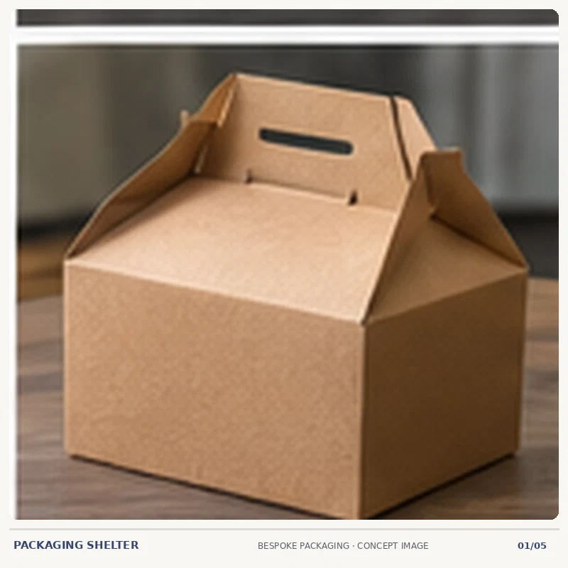 Gable Boxes packaging design mock-up