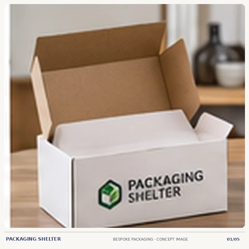 Reverse Tuck End Box packaging design mock-up